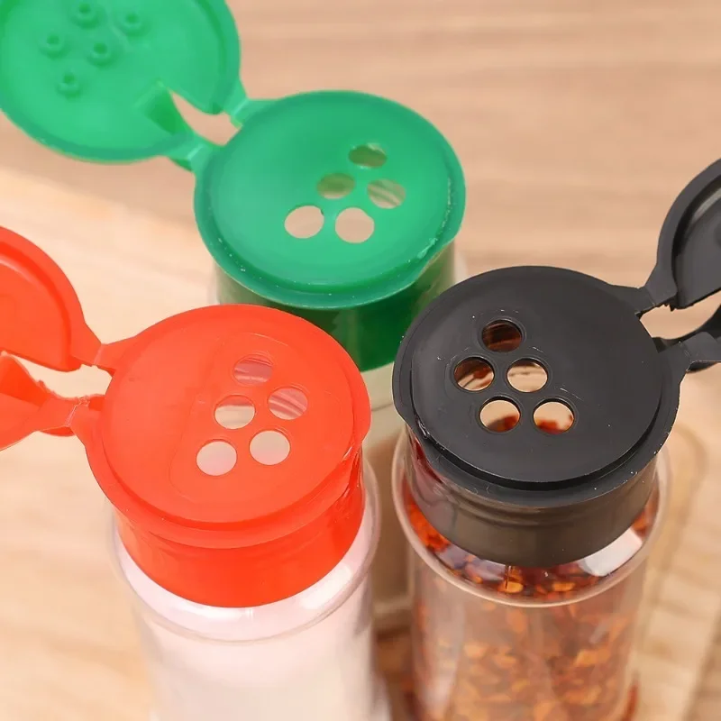 100 мл Прозорі банки для приправ Сіль Перець Шейкер Пляшки Банка зберігання спецій