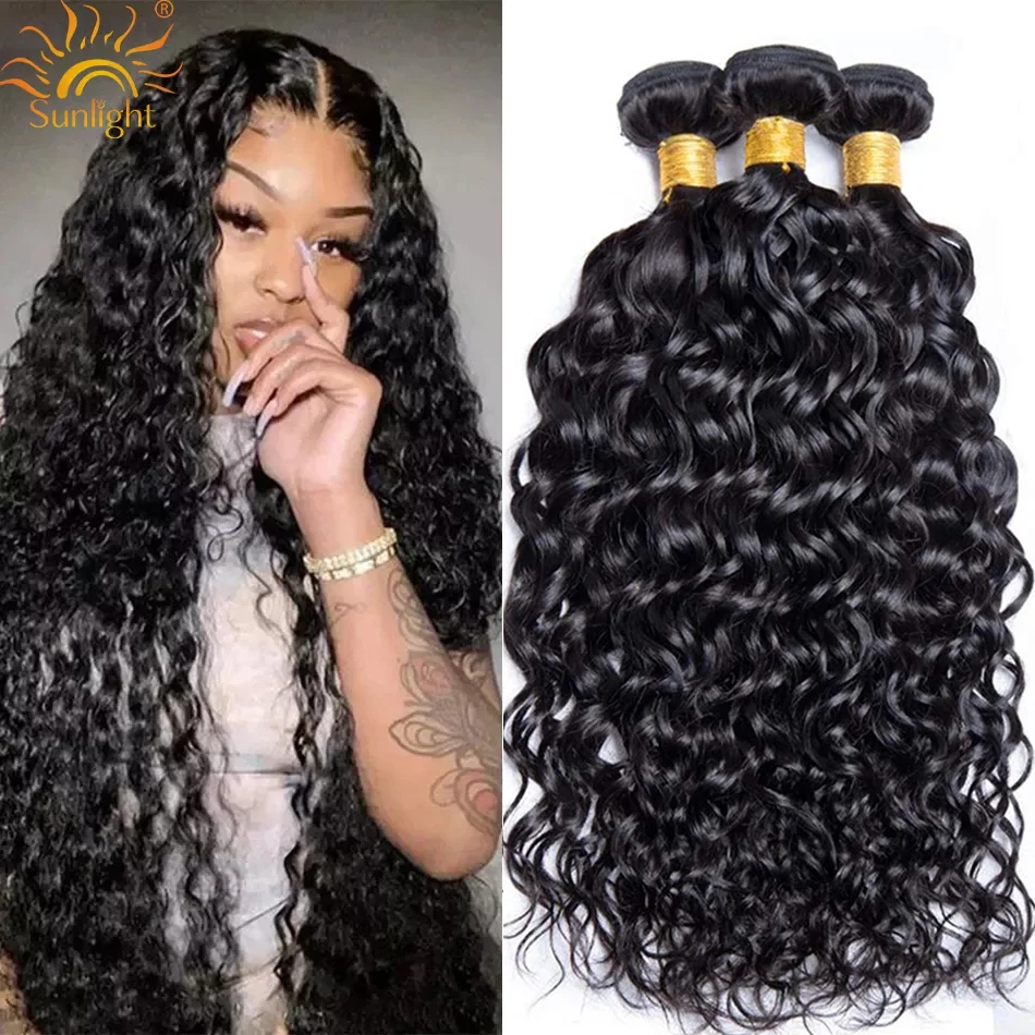 Peruvian Hair Weave Bundles Hair Extensions Human Hair Water Wave Bundles 1/3/4 PC Natural Hair Extensions Remy Hair Bundles Peruvian Hair Weave Bundles Hair Extensions Human Hair Water Wave Bundles 1/3/4 PC Natural Hair Extensions Remy Hair Bundles