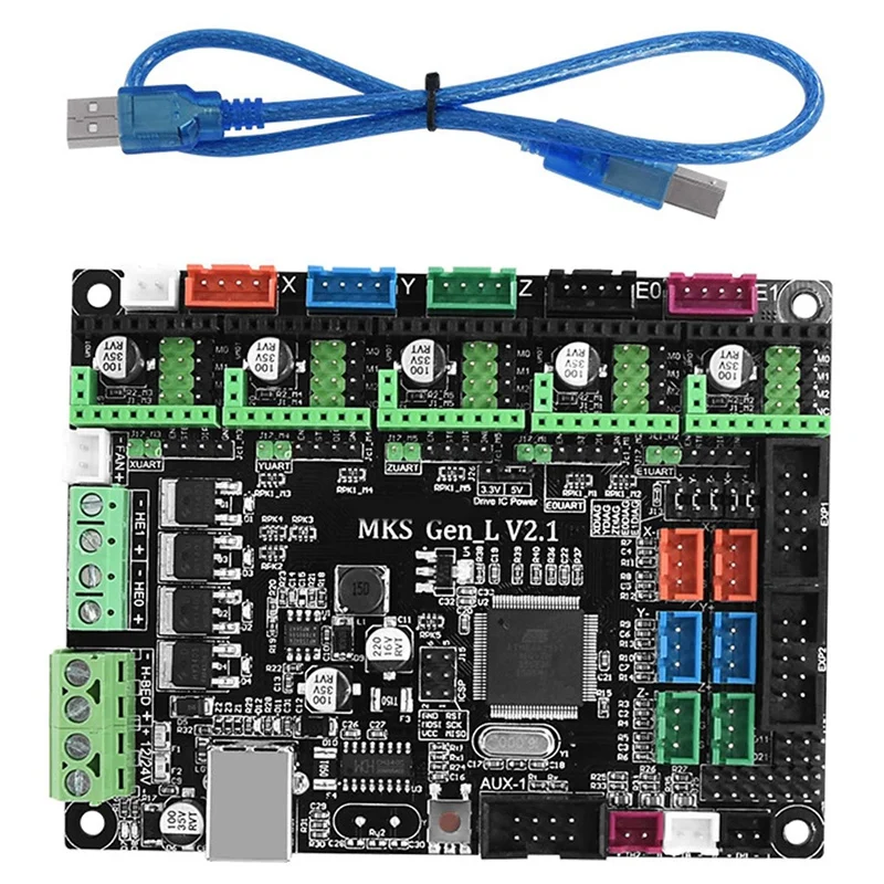 

3D Printer Motherboard MKS GEN-L V2.1 Control Board Motherboard Compatible With Open Source Marlin