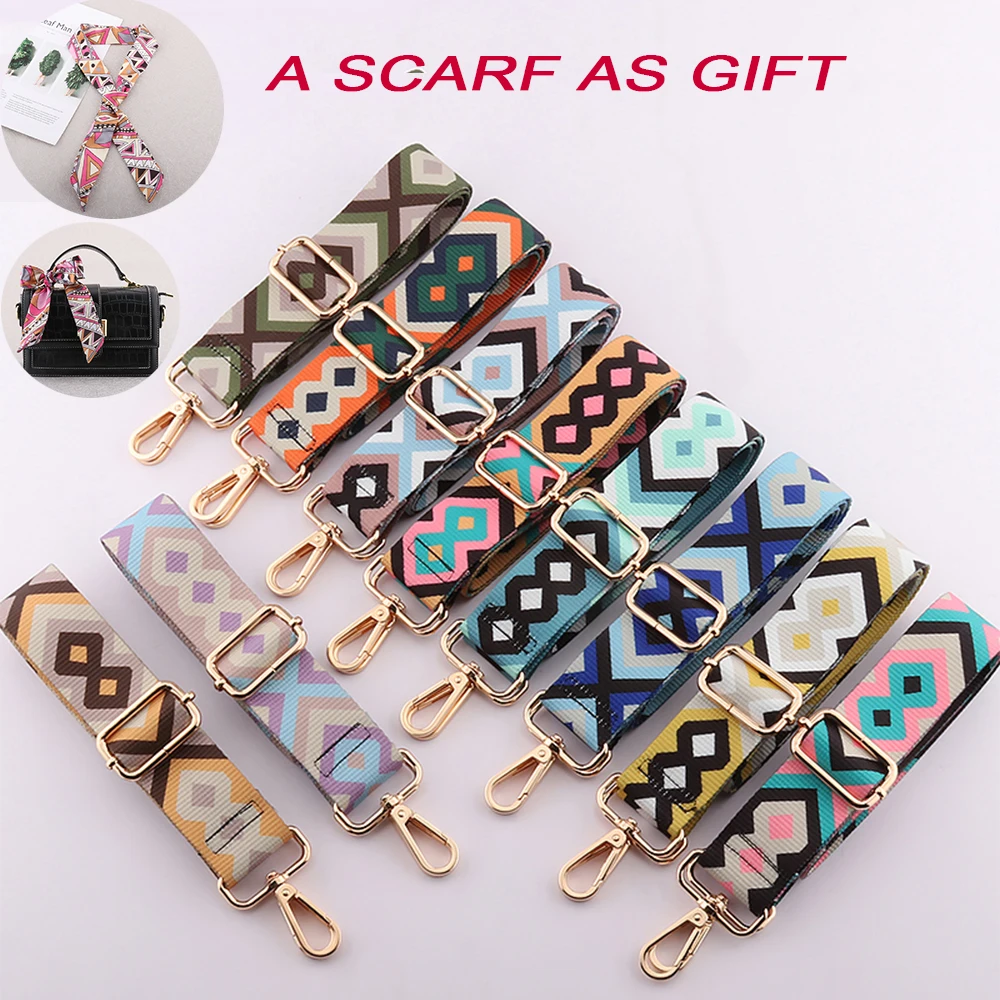 

Wide Strap for Bags Women Accessories Nylon strap adjustable Webbing Shoulder strap Cross Body Messenger Nylon Bag Strap