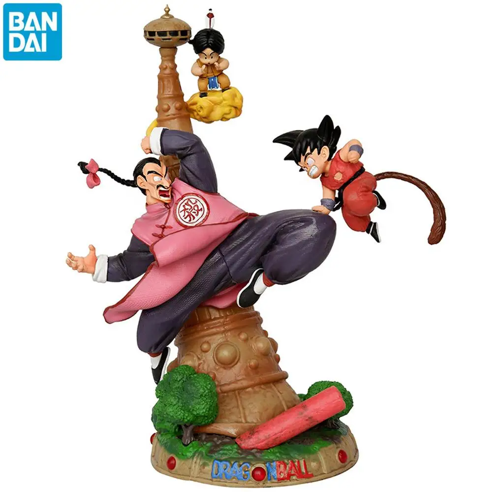 

27.5Cm Bandai Dragon Ball Z Namek Son Goku Vs Tao Pai Pai Figurine Action Gk Statue Model Collection Doll Decoration Toys Gifts