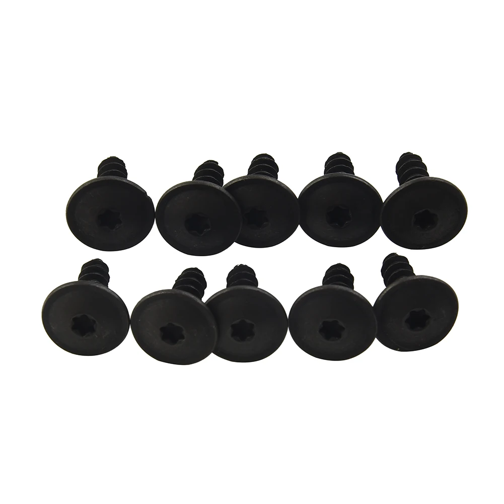 

Fasteners Screw Replacement Stylish Useful Black Engine Shield Cover Metal Plastic For Buses Trains Planes Trucks