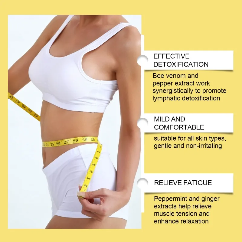 Дренажный пластырь для коррекции фигуры Детокс потеря веса сжигание жира