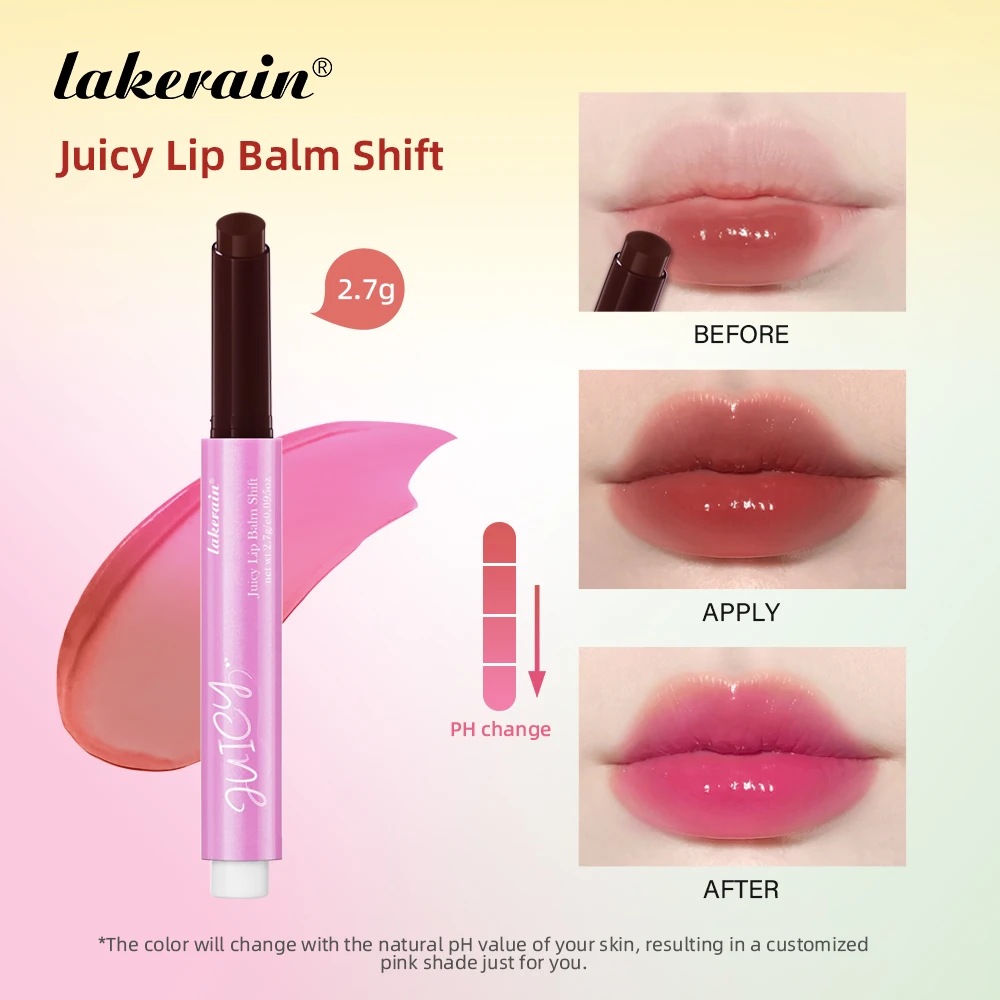 Натуральный сочный бальзам для губ Увлажняющая помада меняющий цвет от