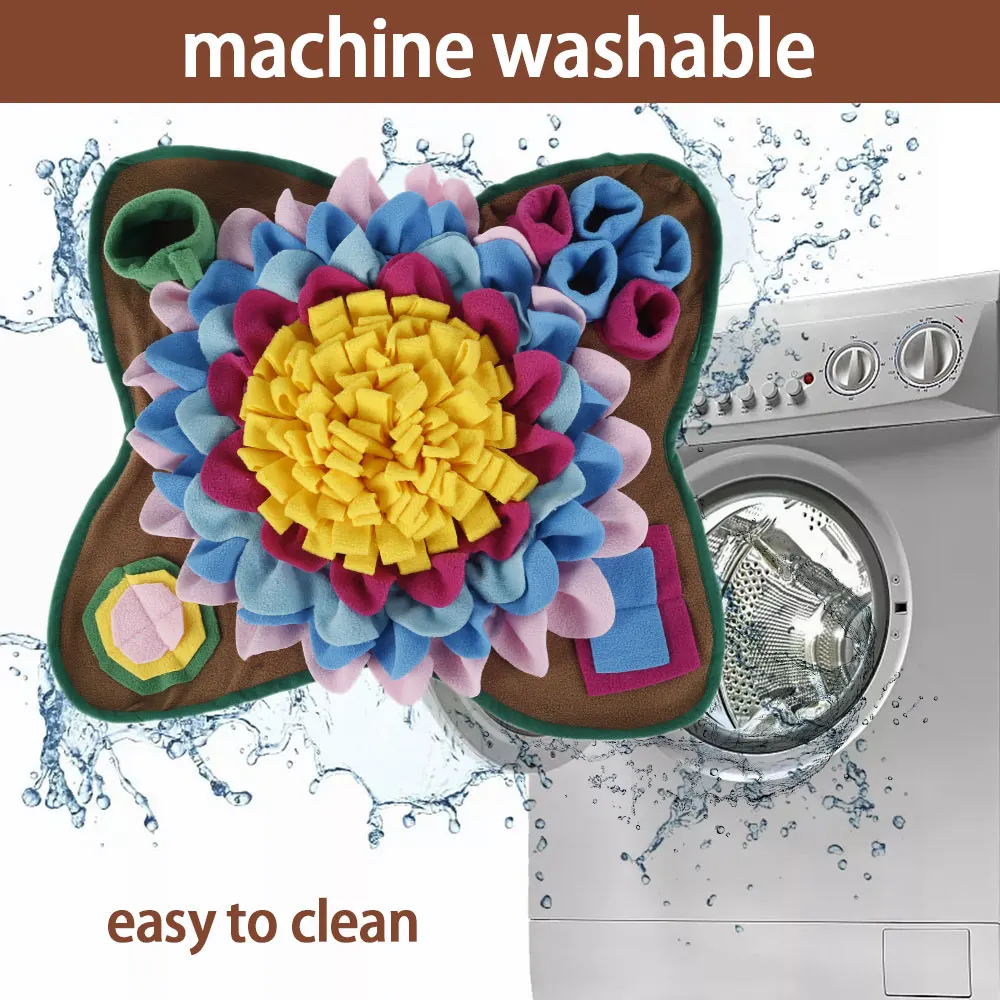 Собака ноги Pad нюхательный коврик запах носа обучающая головоломка игрушка