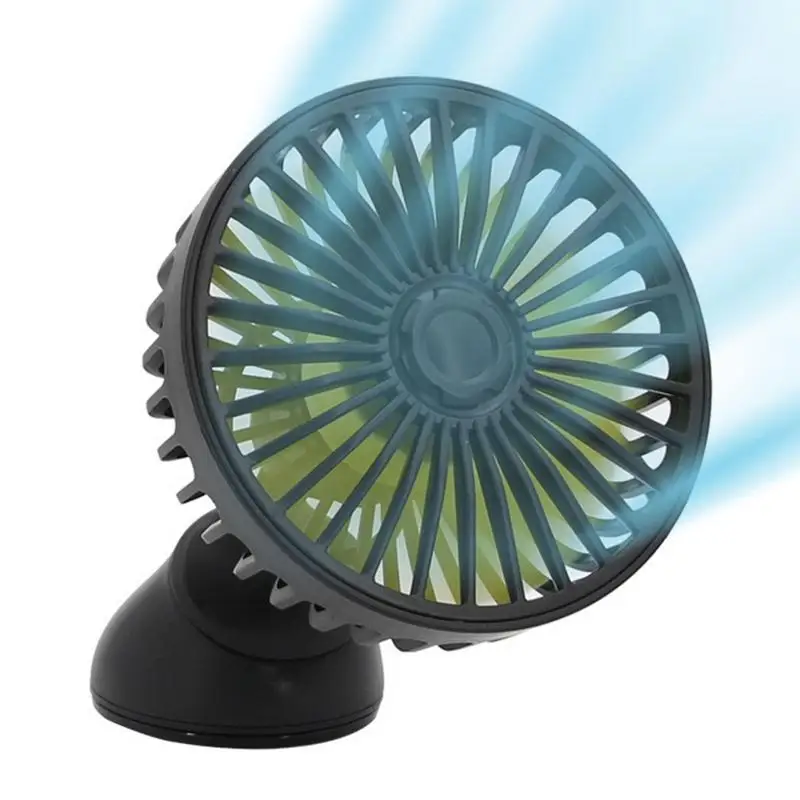 

Вентилятор на присоске, Электрический автомобильный вентилятор с присоской, регулируемый, с несколькими углами, бесщеточный двигатель, для автомобилей с низким уровнем шума