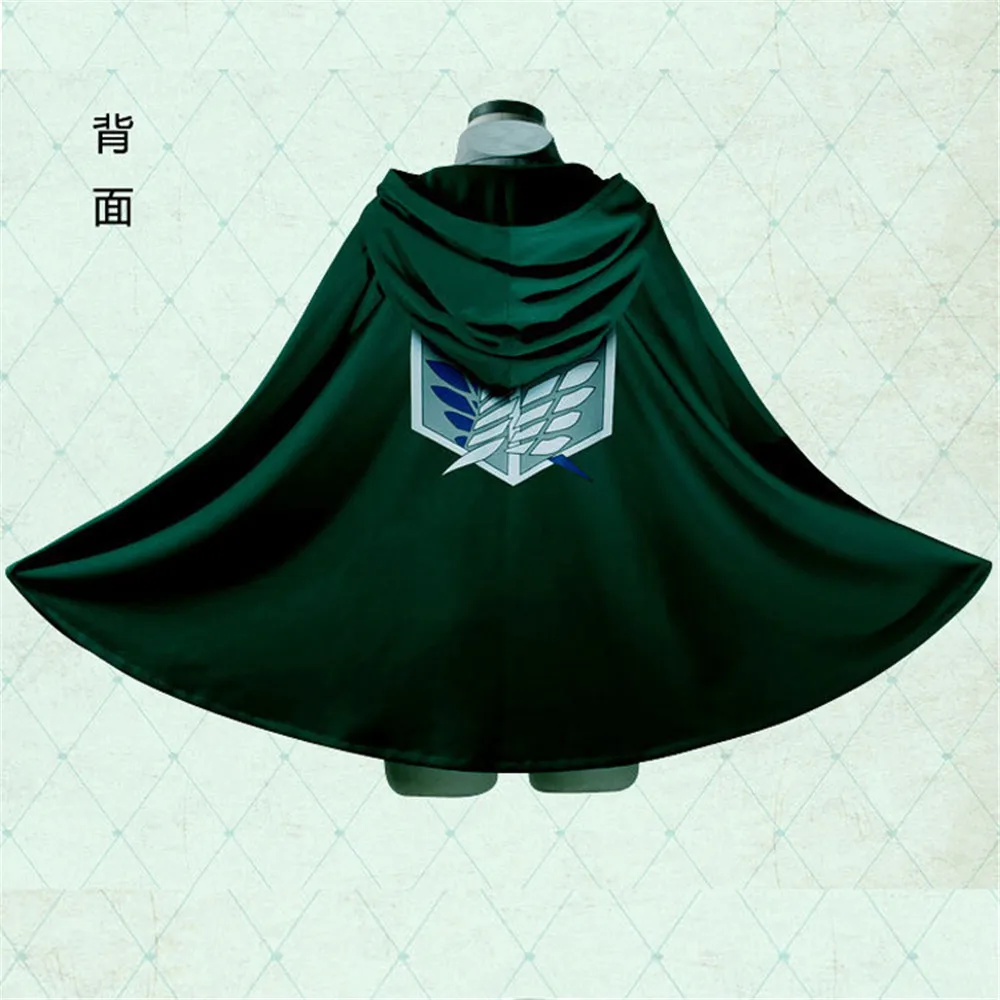 

Anime Attack on Titan Cloak Shingeki No Kyojin Aren Levi The Scouting Legion Wings of Liberty Capes Cosplay Costume