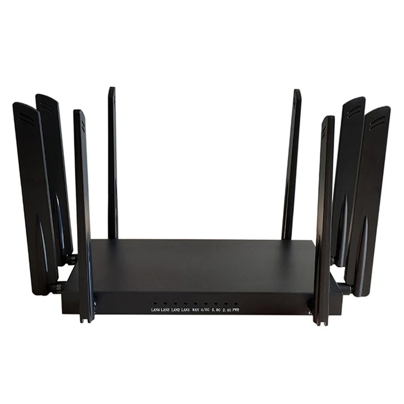 

2.4G And 5G Dual Frequency WiFi6 USB3.0 11AX Router With 8 External Antennas Of Stronger Signal And Wider Coverage