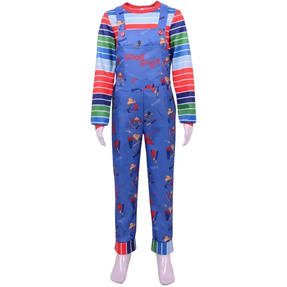 Аниме Enge Чаки Косплей Kostuum Volwassen Cos комбинезоны Хэллоуин ужас одежда для мужчин