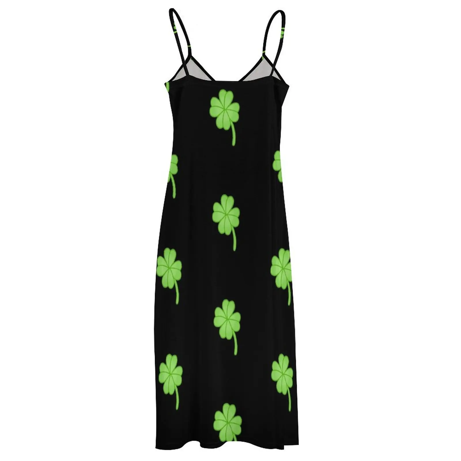 Женское платье с принтом трилистника