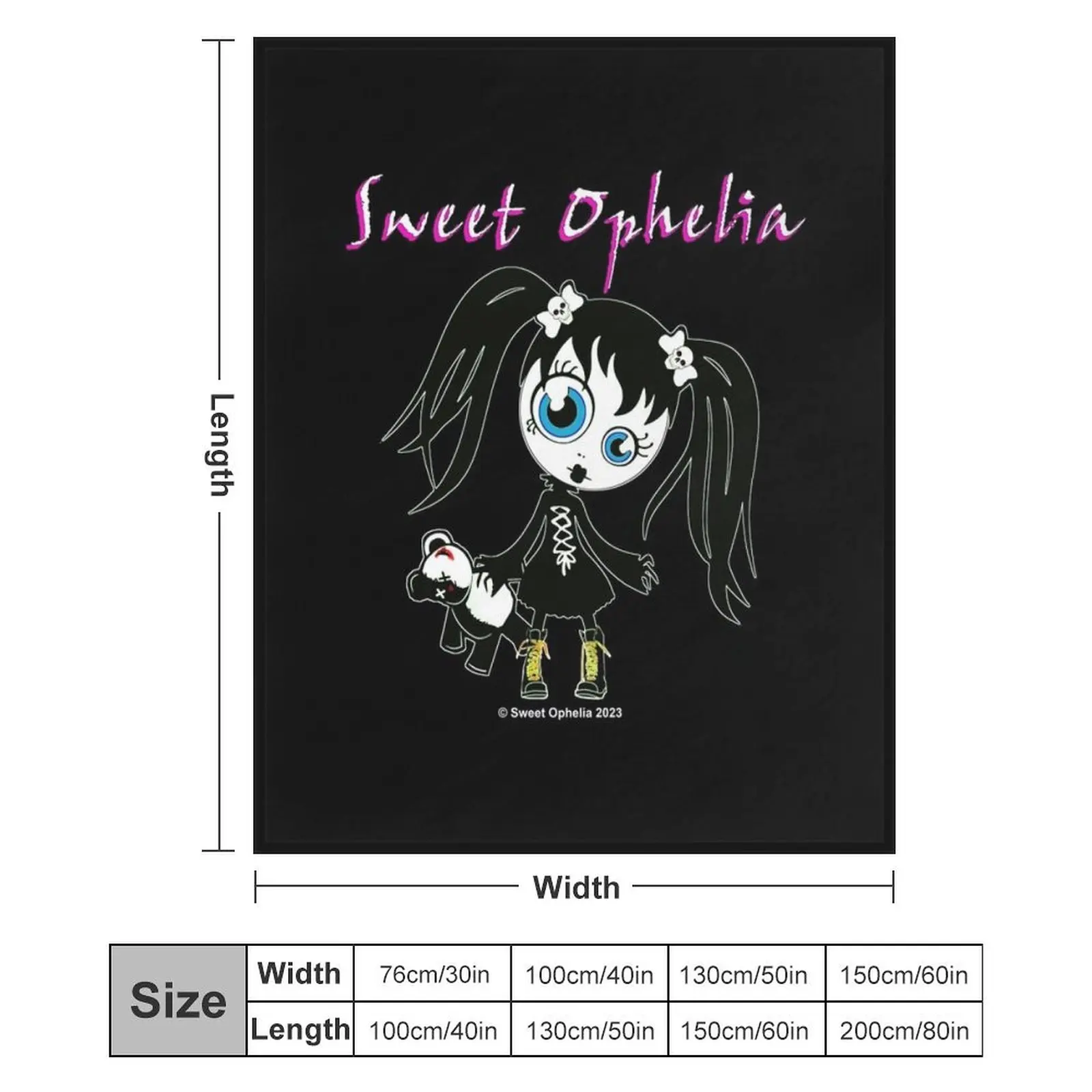 Официальные товары Sweet Ophelia Throw Blanket