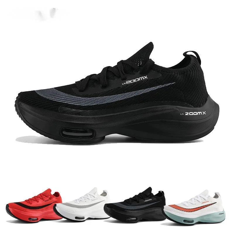 Мужские кроссовки для бега Alphafly, черные или зеленые электрические кроссовки для тренировок, удобные дышащие кроссовки для тренировок Tempo Next...