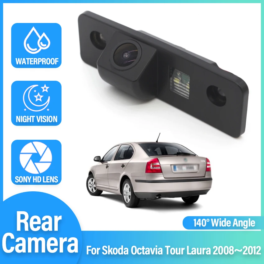 

Car Rear View Reverse backup Camera RearView parking Full HD CCD High quality RCA For Skoda Octavia Tour Laura 2008~2011 2012