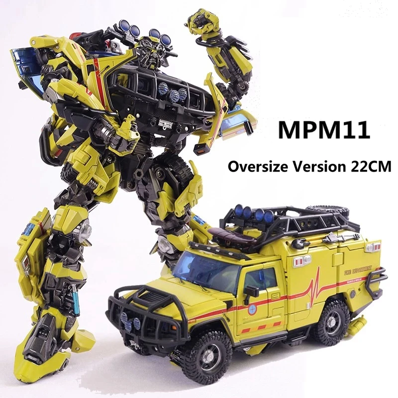 

Transformation KO MPM11 MPM-11 T11 T-11 Oversize Version Ratchet Movie Edition Alloy Action Figure Robot Model Deformed Toy Gift