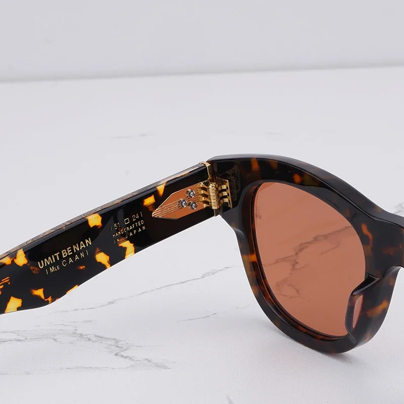 Оригинальные солнцезащитные очки UMIT BENAN X Torotise мужские винтажные овальные весна