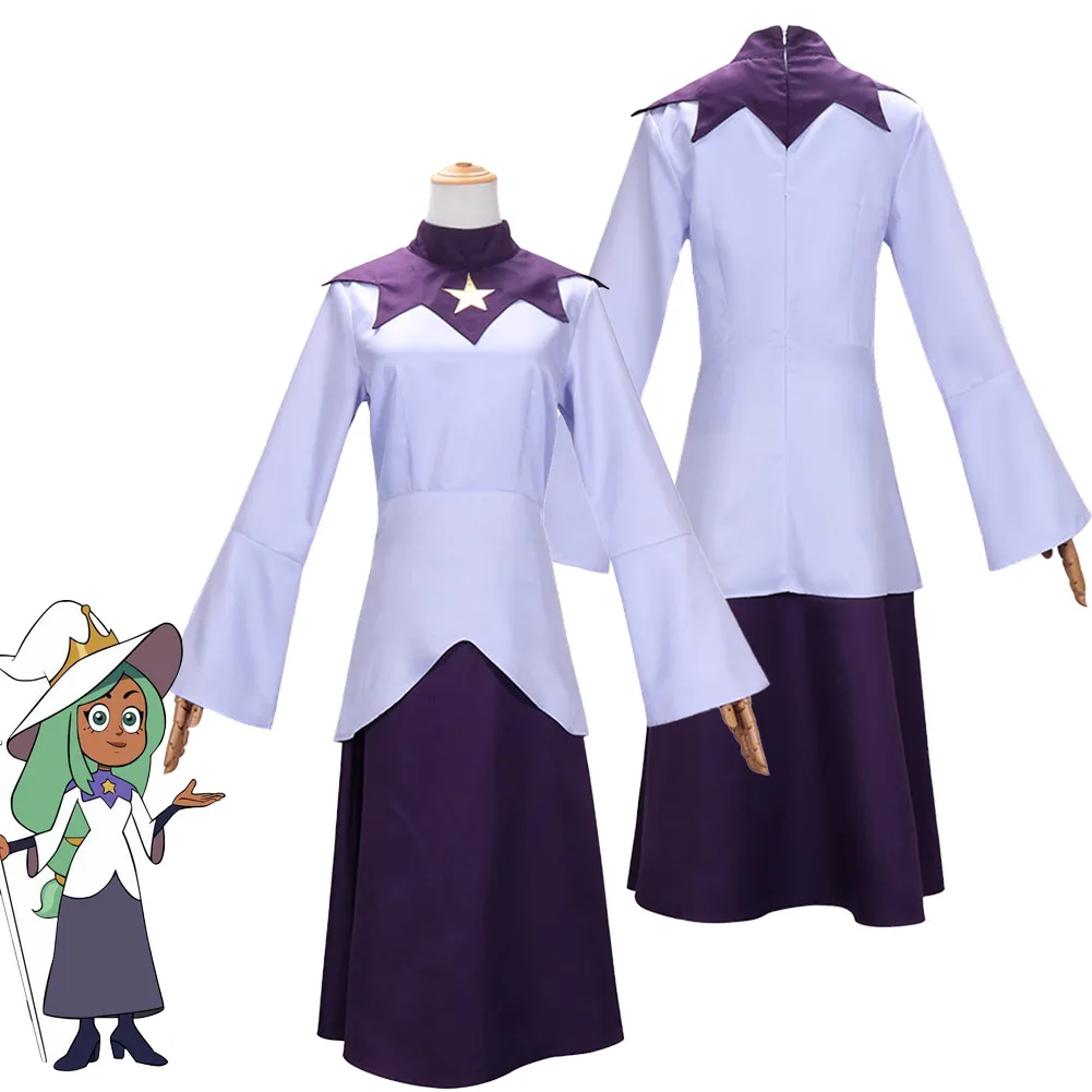 Anime The Owl Cos House Azura Cosplay Costume For Girls Top Skirts Dress Fantasia Women Halloween Carnival Party Disguise Cloth