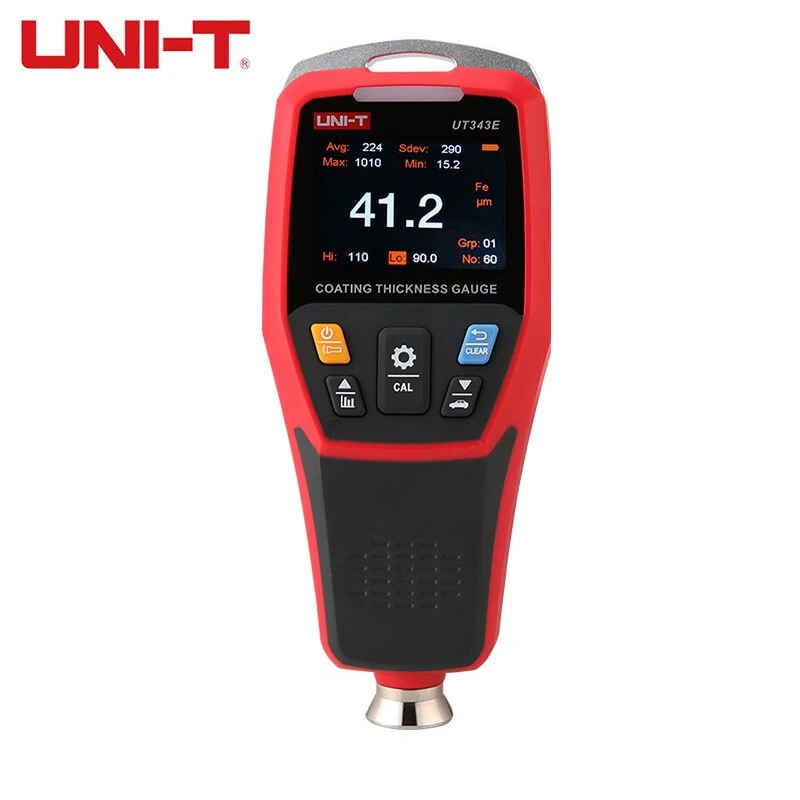 Фото Цифровой толщиномер лакокрасочного покрытия UNI-T UT343E (2000 измерений) с фонариком №2
