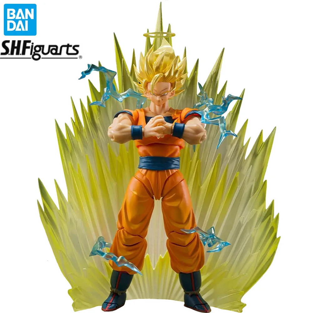 Bandai SHFiguarts Dragon Ball Z SSJ2 Super Saiyan 2 Son Goku Excluslve Edition Action Figure Collectible Anime Model Toys