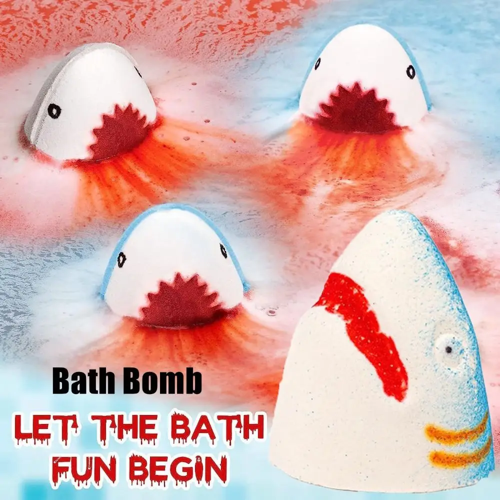 

Бомба для ванны с узором в виде акулы, восхитительная бомба для ванны с ароматизатором, легко очищается бомба для ванны для детей и взрослых, домашний бассейн