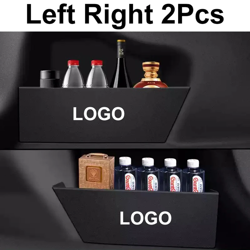 

Для Audi Q5L Sportback 2021 ~ 2025 перегородка для хранения багажника автомобиля утолщенная многофункциональная коробка для хранения салона автомобиля боковая перегородка багажника