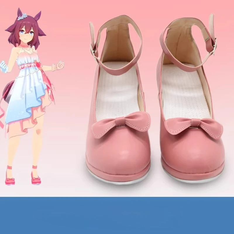 Фото Обувь для косплея по мотивам аниме Pretty Sakura Chiyono O, изготовленная на заказ, ботинки, реквизит для Хэллоуина и карнавала №2