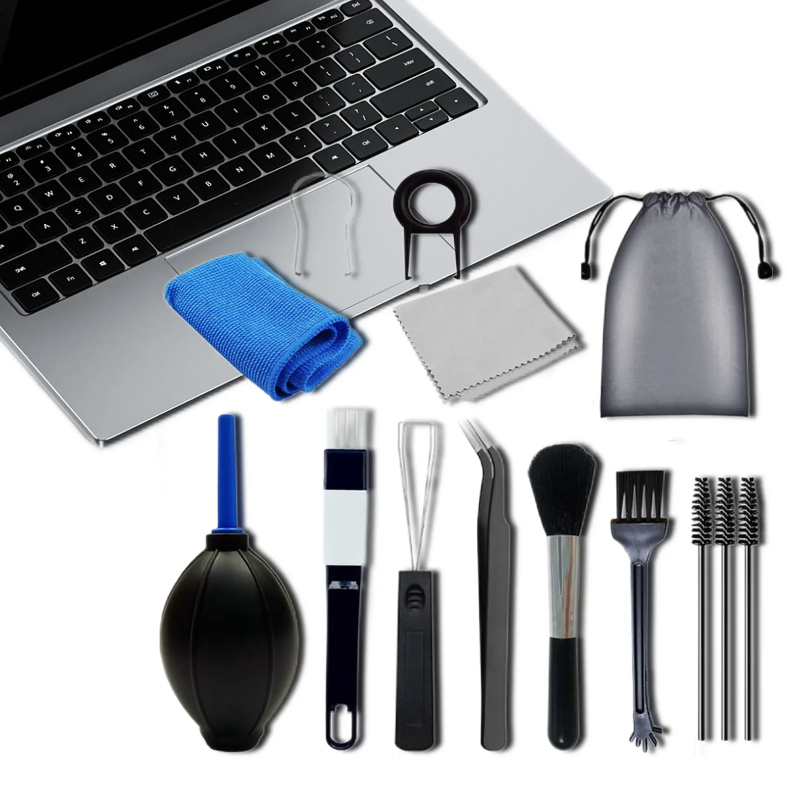 

Keyboard Cleaning Set Dust Cleaner For Keyboard Cleaning Kit Mechanical Keyboard Cleaning Tool Cleaning Kit Compatible Laptop/PC