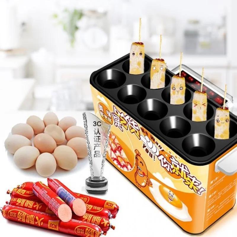 

Automatic electric egg roll omelet machine egg sausage machine
