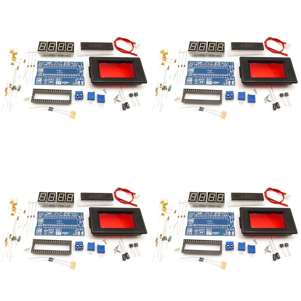

4X Voltmeter DIY Kit Parts ICL7107 Meter Head Digital Voltmeter