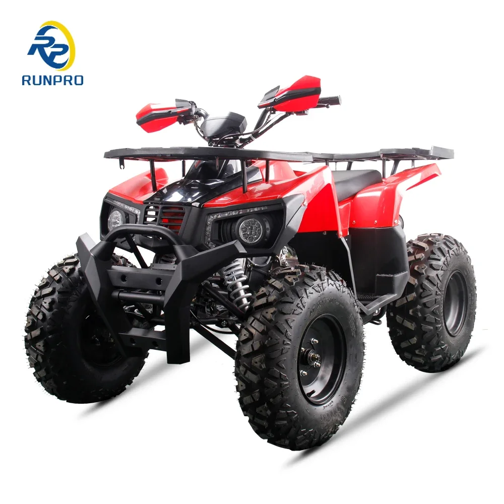 Взрослый 200CC бензиновый квадроцикл 10-дюймовый стальной 4-колесный с