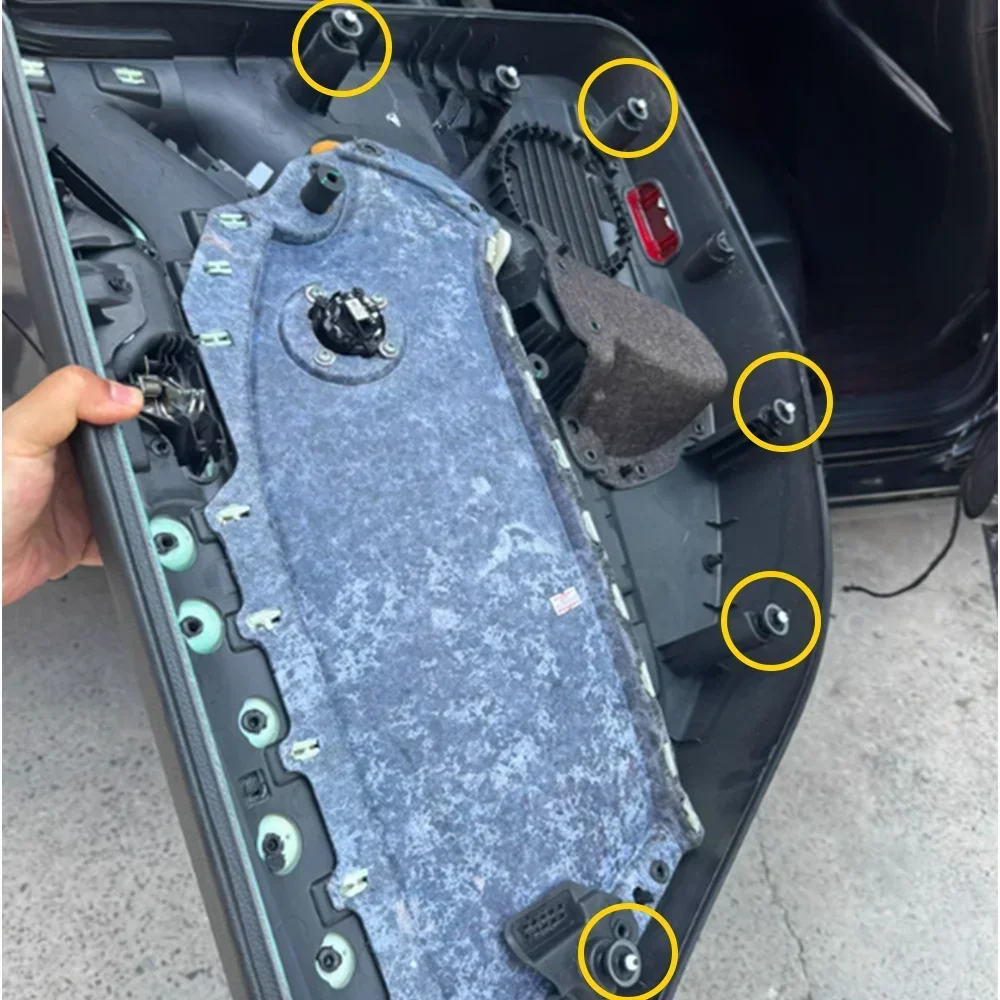 10 шт. новые зажимы для отделки внутренней дверной карты автомобиля 6Q 0868243 6Q08-68243