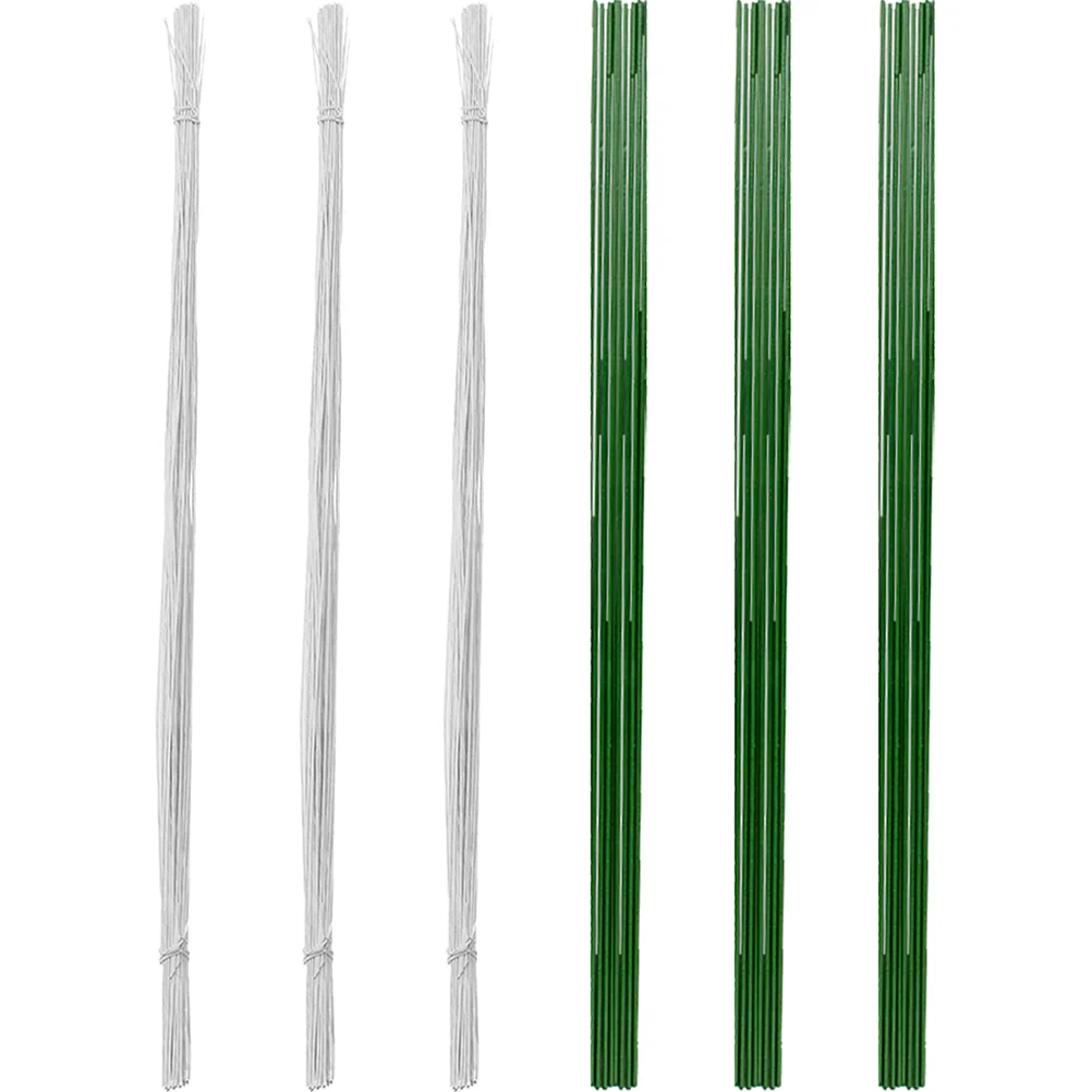 

200pcs Convenient Premium Flexible Multi-use Practical Floral Stems Decorative Flower Stems Iron Wire Flower Rod for DIY