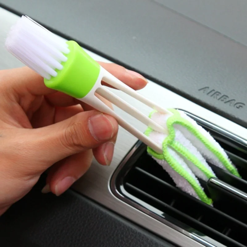 

Car Air Conditioner Vent Brush Microfibre Car Grille Cleaner Auto Detailing Blinds Duster Brush Car-styling Auto Accessories