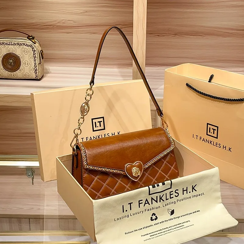 Женская сумка 2021 новый стиль подмышки текстурированная премиум-класса