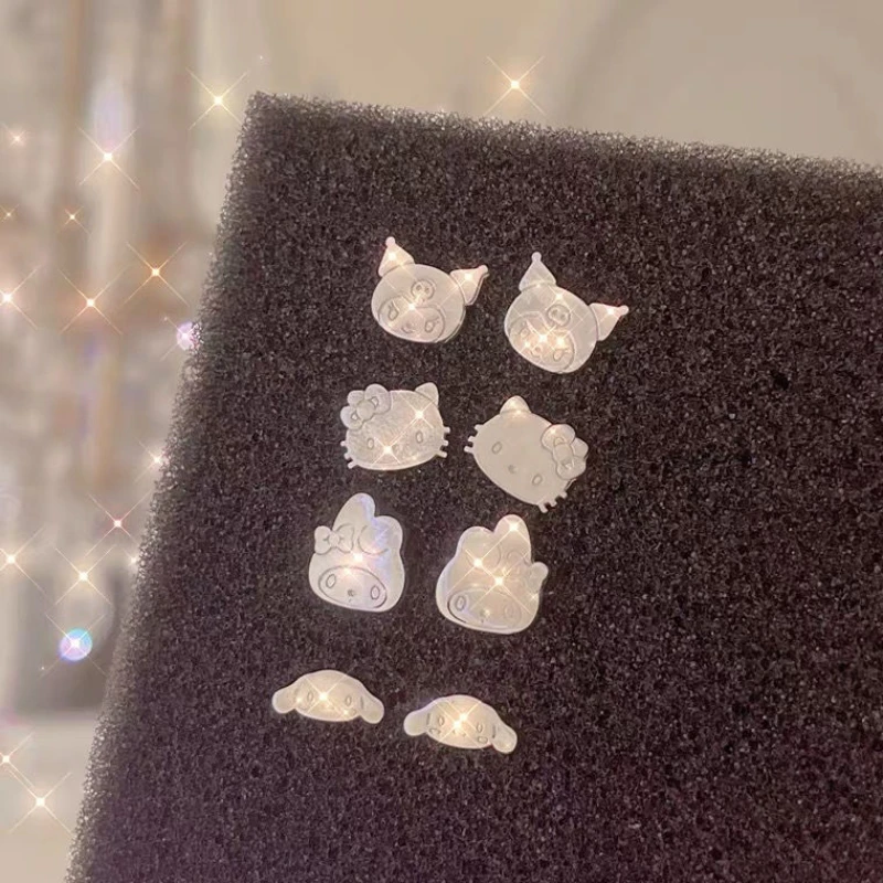 

Серьги из стерлингового серебра Hello Kitty, кломомия, милые серьги для девушек с мерлоттой Hello Kitty для ее девушки