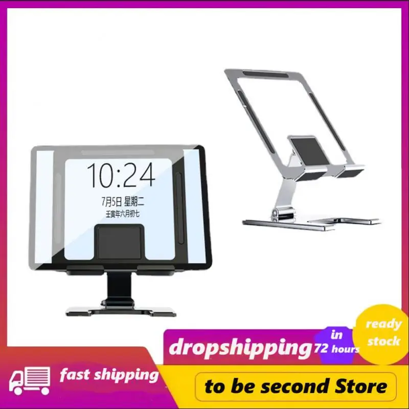 

Foldable Lazy Bracket Bracket Tablet Stand Office Accessories Mobile Phone Holder Computer Stand Aluminum Alloy Laptop Stand New