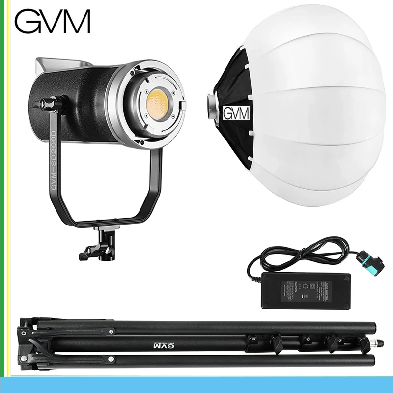 

GVM SD200D Bi-Color LED Video Light, 200W Photography Lighting with Lantern Softbox LED Fill Light Continuous Light Remote Contr