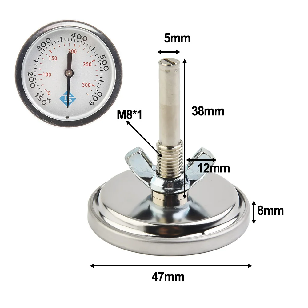 

Grill Thermometer Analogue Built-In For For Weber Genesis Gold Models Grill Ingredients Kitchen Supplies Durable