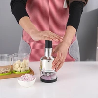 food chopper vegetable chopper and slicer dicer manual mini hand chopper onion garlic mincer with cover kitchen accessories