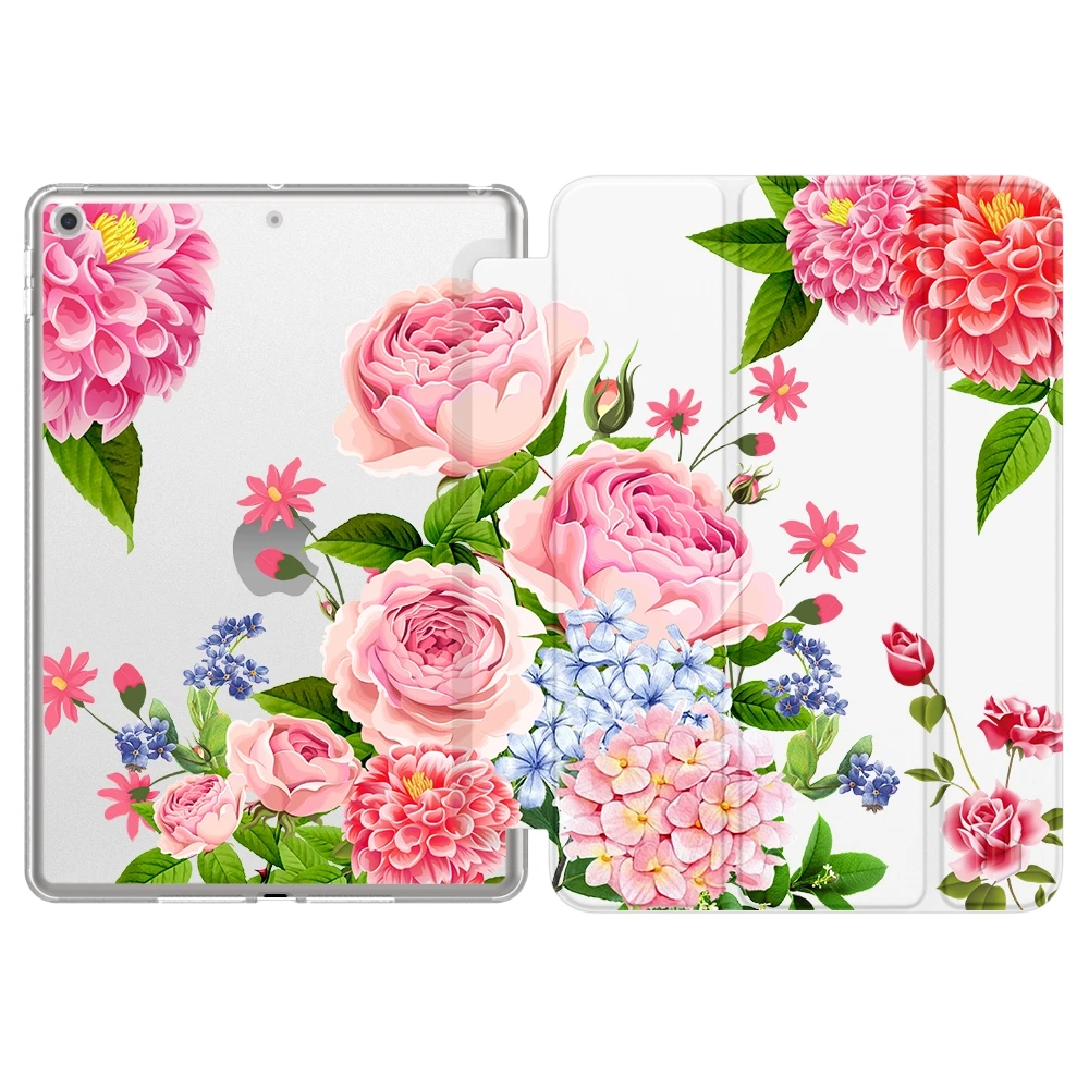 

Case for New iPad 7th Generation 10.2 2019,[Flexible TPU Translucent Frosted Back] Slim Smart Stand Protective Cover with Auto
