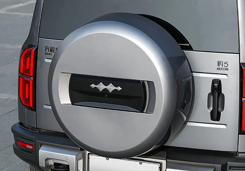 

Оригинальный размер, чехол для запасного колеса для 2024 2025 BYD Equation Leopard 5, защитный чехол для задней двери автомобиля, модифицированные аксессуары