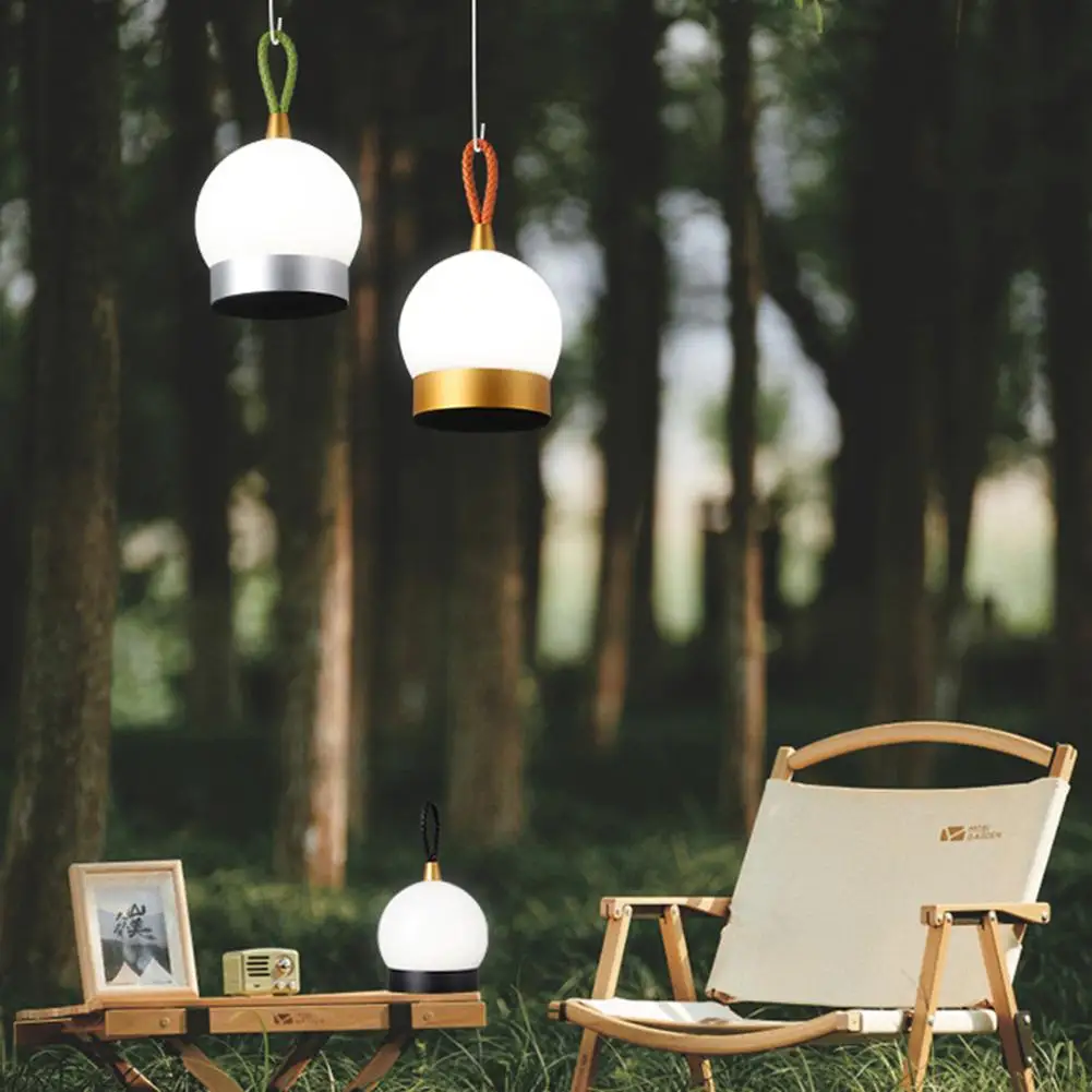 

Portable Outdoor Camping Atmosphere Light Charging Table Lamp Bedroom Bedside Night Lights With Handle