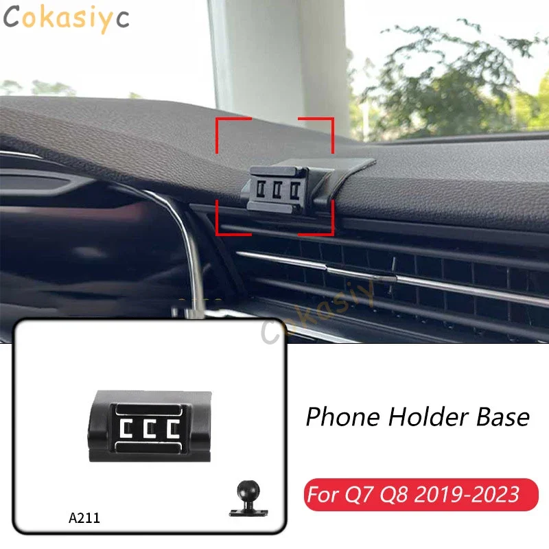 Автомобильный держатель для телефона специальные крепления Audi Q7 Q8 2019-2023