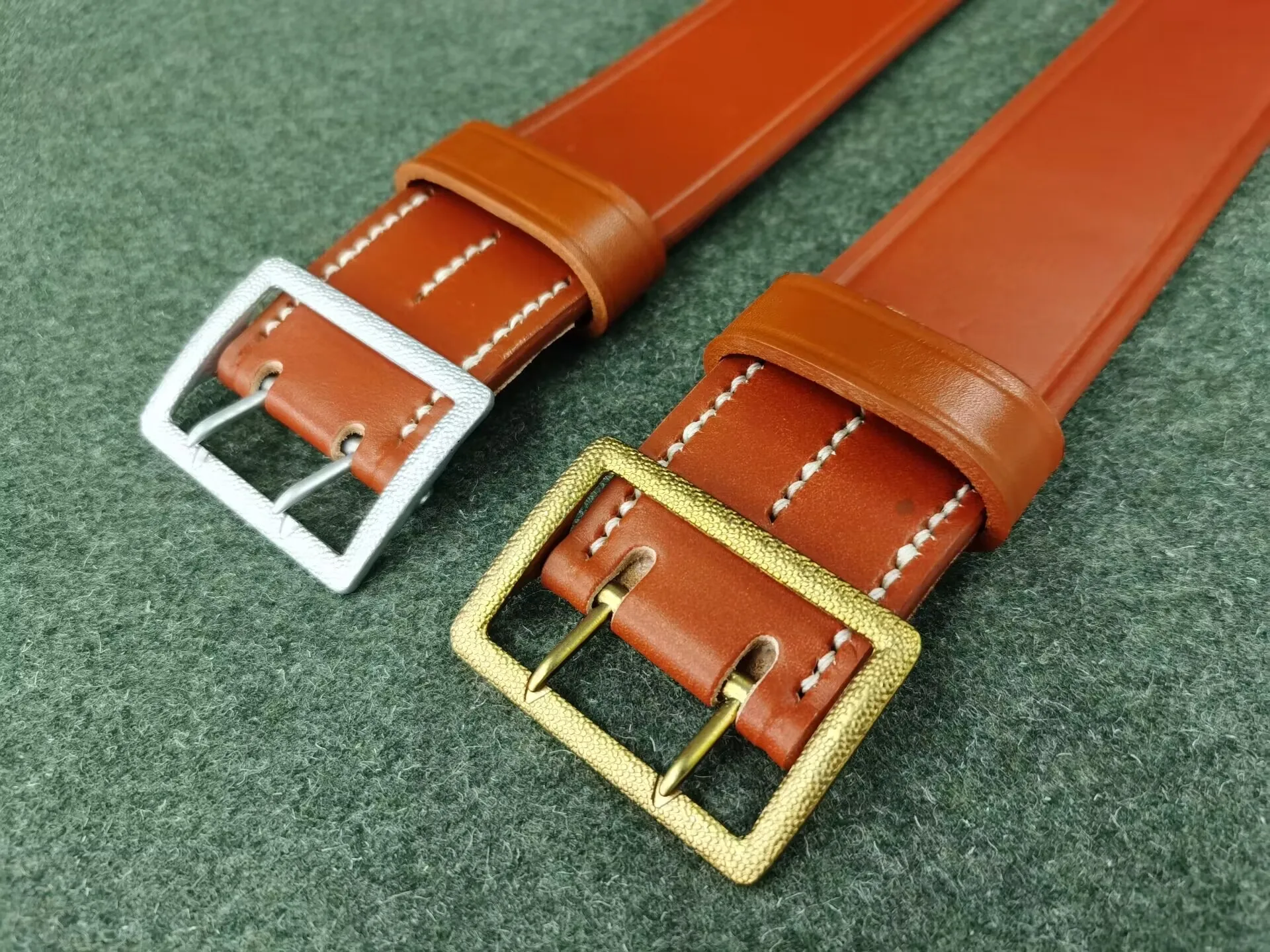 EMD WW2 Brown belt 5cm wide  handmade