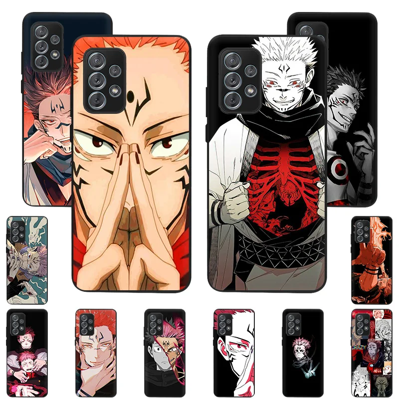 

Ryomen Sukuna Jujutsu Kaisen Phone Case for Samsung A72 A52 A32 A51 5G A50 A70 A71 A22 A21S A31 A40 A41 A11 A12 A20 A42 A9 Cover