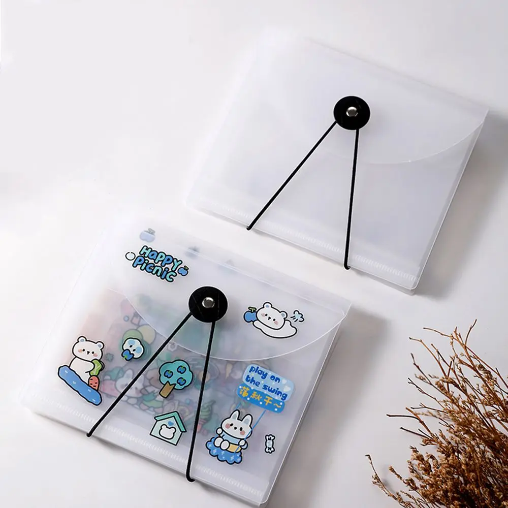 

A6 Portable Notebook Bandage Holder Nail Sticker Collecting Stickers Storage Book Cash Bill Organize Idol Photo Booklet