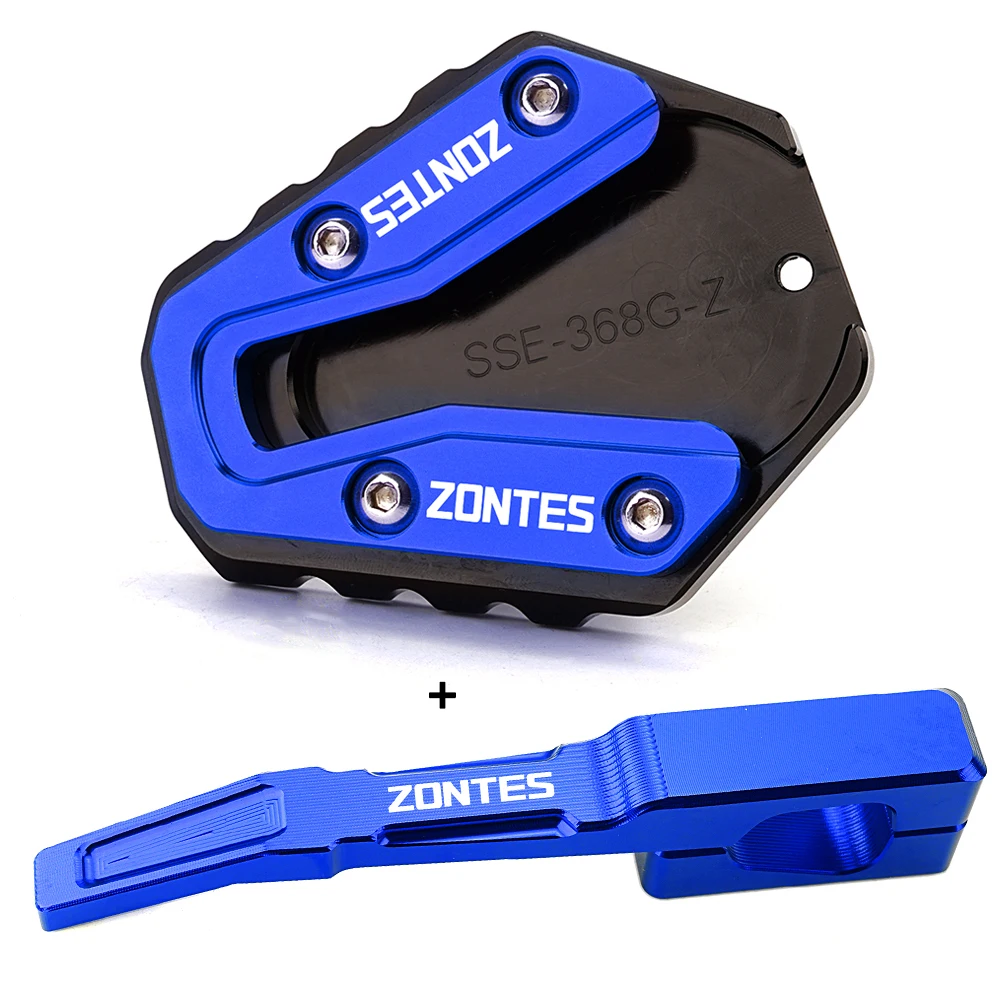 

Для ZONTES 368G 368 G 2024 2025 2026 501G боковая подставка для мотоцикла, увеличенная подставка, подставка для ног, вспомогательные блоки, колпачки клапанов