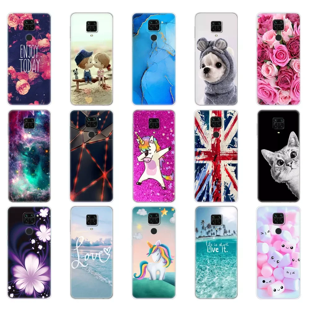 

Redmi Note 9 Case 9s Soft Tpu Phone Back On Redmi Note 9 Pro Silicon Cover Redmi Note 9s Note 9 Bumper Shell Funda