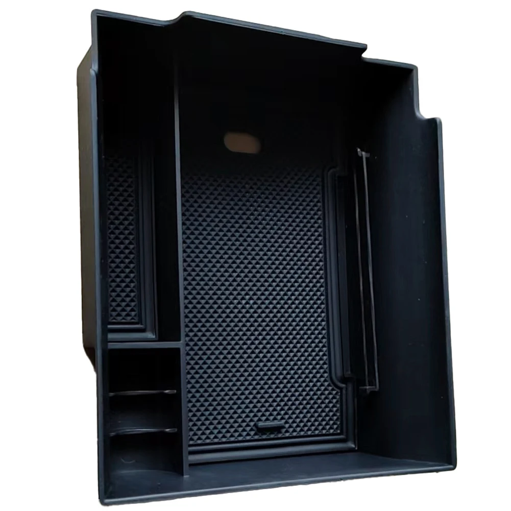 

Car Armrest Box Storage Tray ABS Armrest Box Black Car Center Control Car Tidy For Ioniq 6 2023 Storage Box Brand New