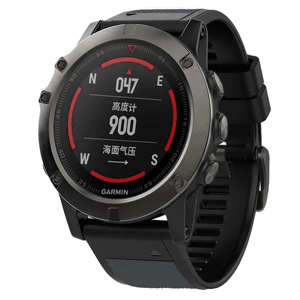 

Ремешок силиконовый для Garmin Fenix 6X 7X 5X 7 5 6 5Plus 6xpro Forerunner 935 945 3 3HR, 22 мм, 26 мм