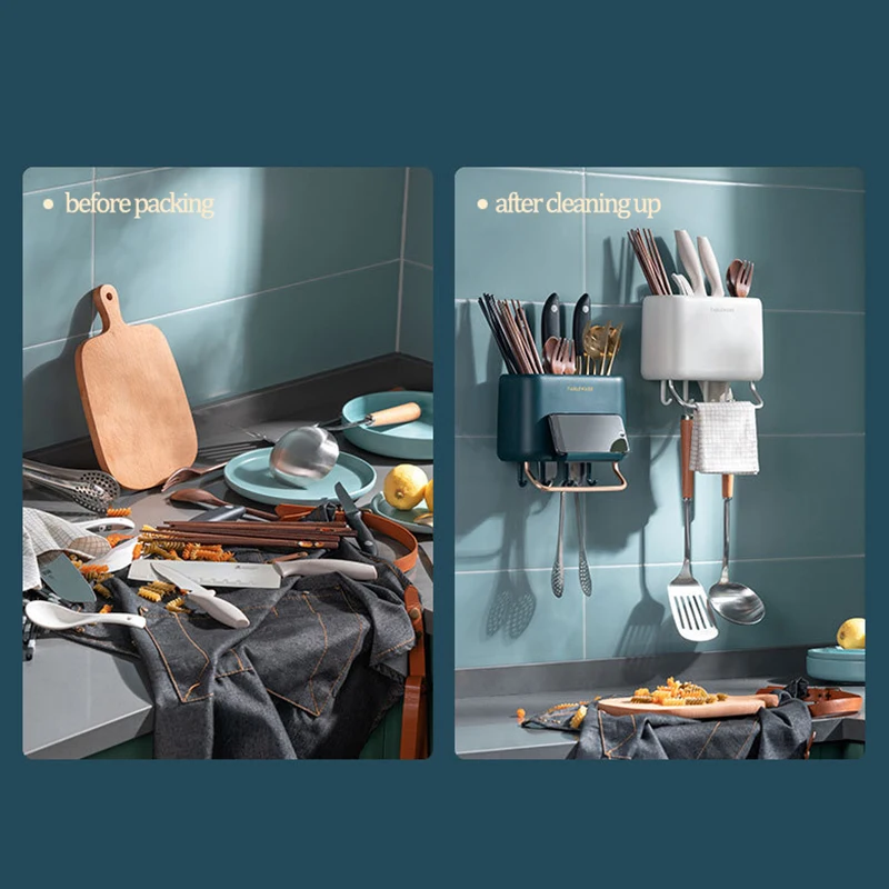 

Домашние палочки для еды контейнер, кухонная утварь, держатель, коробка для хранения, органайзер, полка, настенное освещение